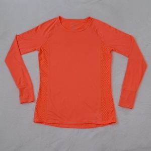 Long sleeve fitted athletic T-shirt